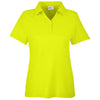 Core 365 Women's Safety Yellow Fusion ChromaSoft Pique Polo