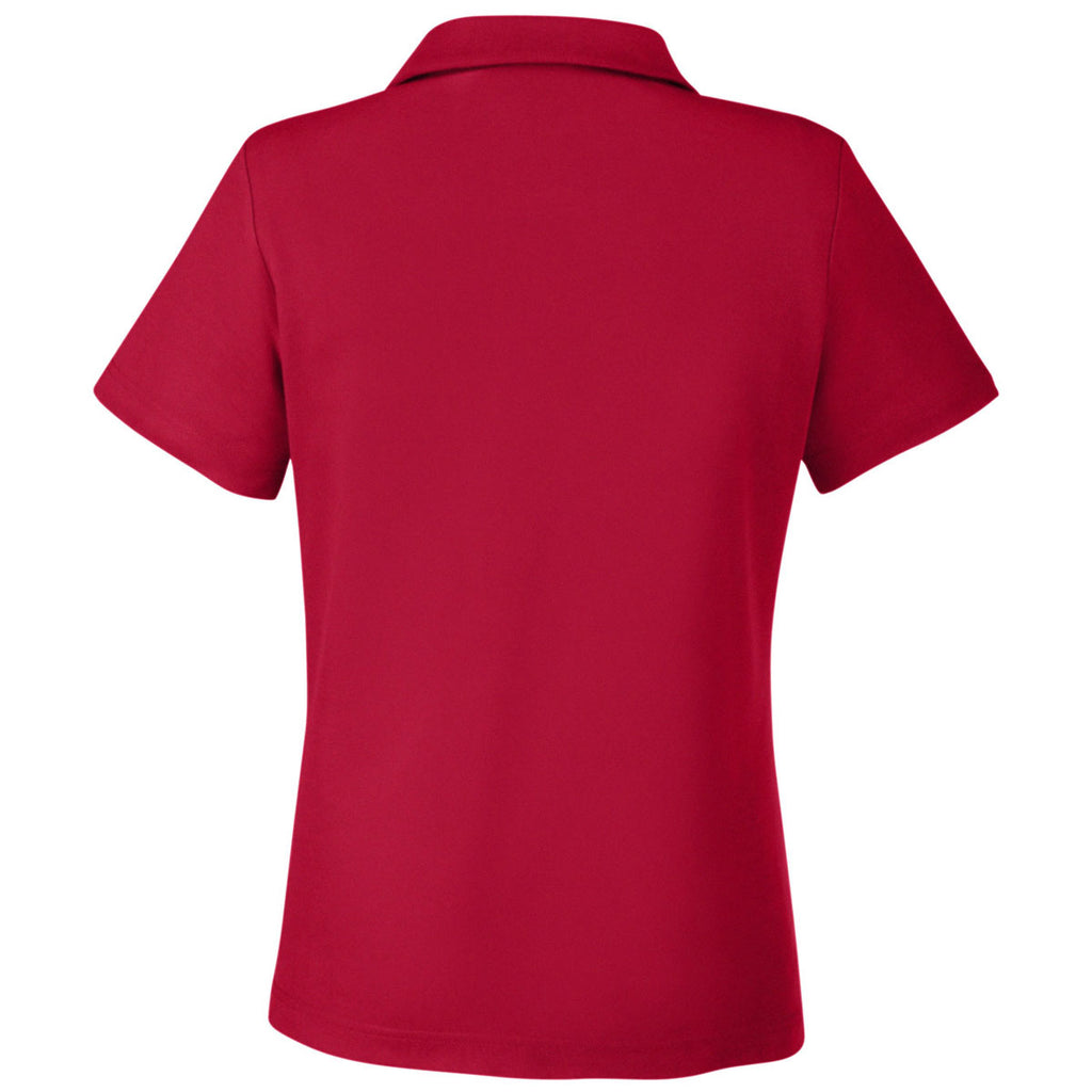 Core 365 Women's Classic Red Fusion ChromaSoft Pique Polo