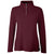 Core 365 Women's Burgundy Fusion ChromaSoft Pique Quarter-Zip