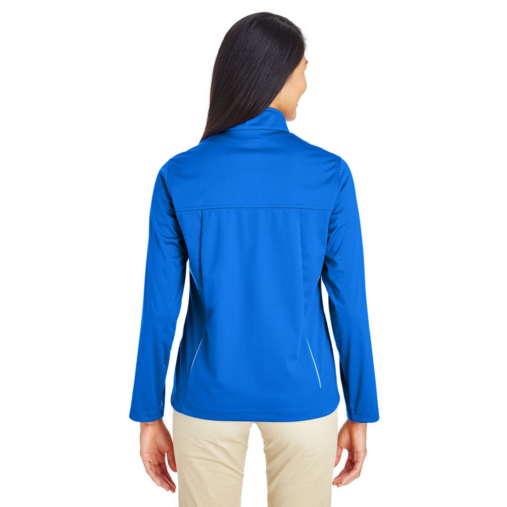 Core 365 Women's True Royal Techno Lite Three-Layer Knit Tech Shell