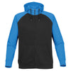 Stormtech Men's Black/Electric Blue Omega Two-Tone Zip Hoody