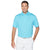 Callaway Men's Blue Atoll Birdseye Polo