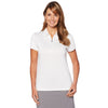 Callaway Women's Bright White Tulip Sleeve Polo