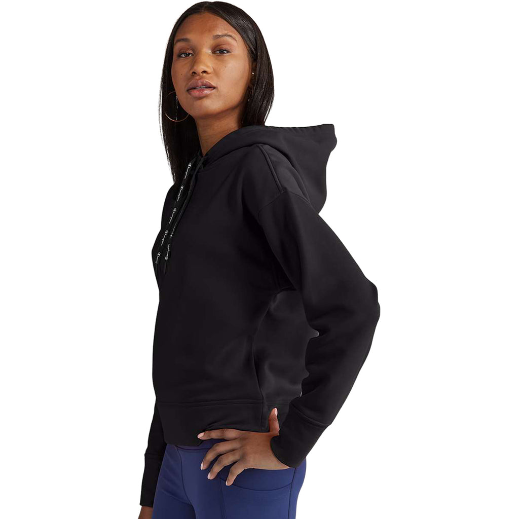 Champion Women's Black Sport Hooded Sweatshirt