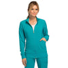 Cherokee Women's Teal Blue iFlex Warm-Up Jacket