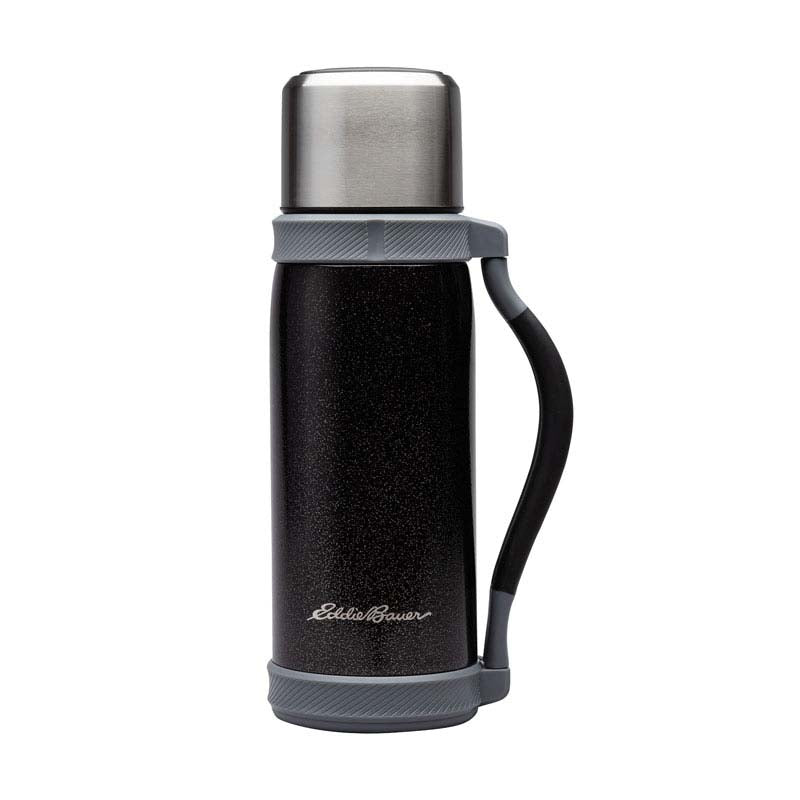 Eddie Bauer Black Pacific 40 oz. Vacuum Insulated Flask