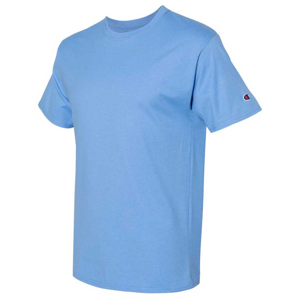 Champion Men's Light Blue Premium Fashion Classics Short Sleeve T-Shirt