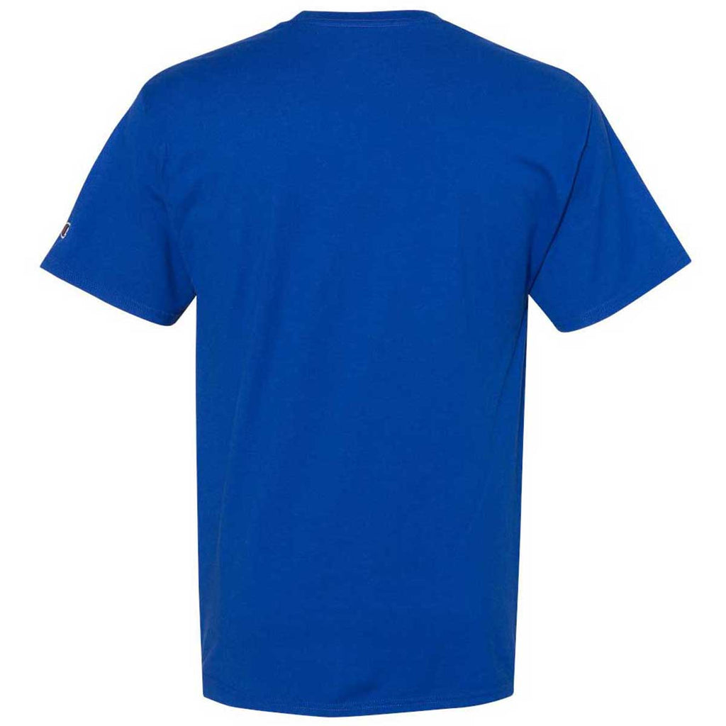 Champion Men's Royal Blue Premium Fashion Classics Short Sleeve T-Shirt