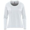 Stormtech Women's White Montebello Performance Long Sleeve Tee