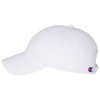 Champion White Jersey Knit Dad Cap