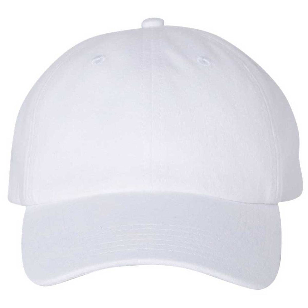 Champion White Jersey Knit Dad Cap