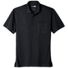 CornerStone Men's Navy Blue Industrial Snag-Proof Pique Pocket Polo