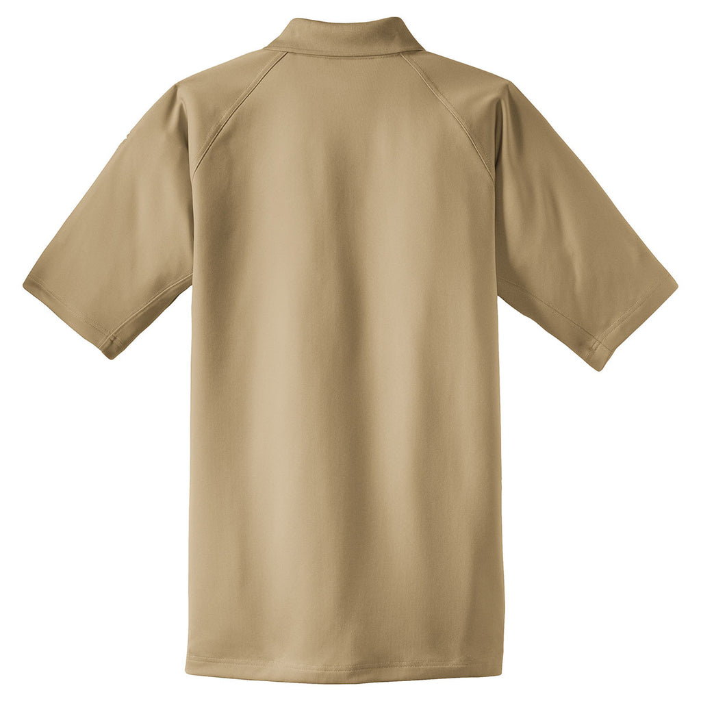 CornerStone Men's Tan Select Snag-Proof Polo