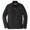 CornerStone Men's Black Washed Duck Cloth Chore Coat