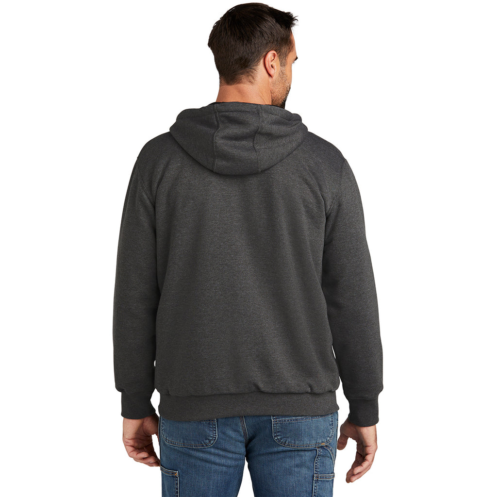 Carhartt Men's Carbon Heather Midweight Thermal-Lined Full-Zip Sweatshirt