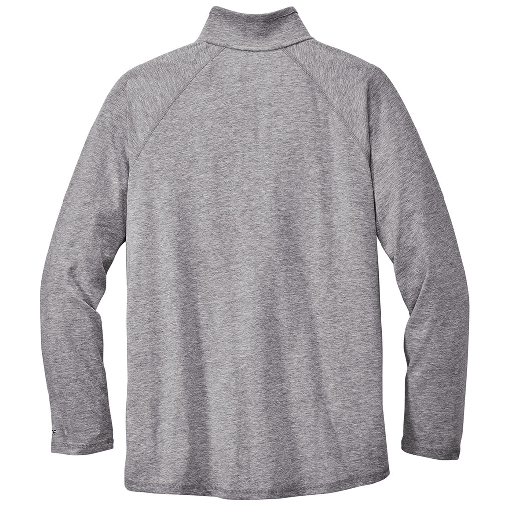 Carhartt Men's Heather Grey Force 1/4-Zip Long Sleeve T-Shirt