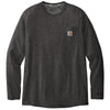 Carhartt Men's Carbon Heather Force Long Sleeve Pocket T-Shirt