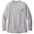 Carhartt Men's Heather Grey Force Long Sleeve Pocket T-Shirt