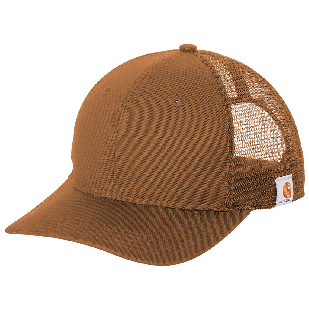 Carhartt Men's Carhartt Brown Canvas Mesh Back Cap