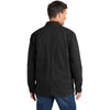 Carhartt Men's Black Rugged Flex Fleece-Lined Shirt Jac