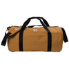 Carhartt Carhartt Brown Canvas Packable Duffel with Pouch