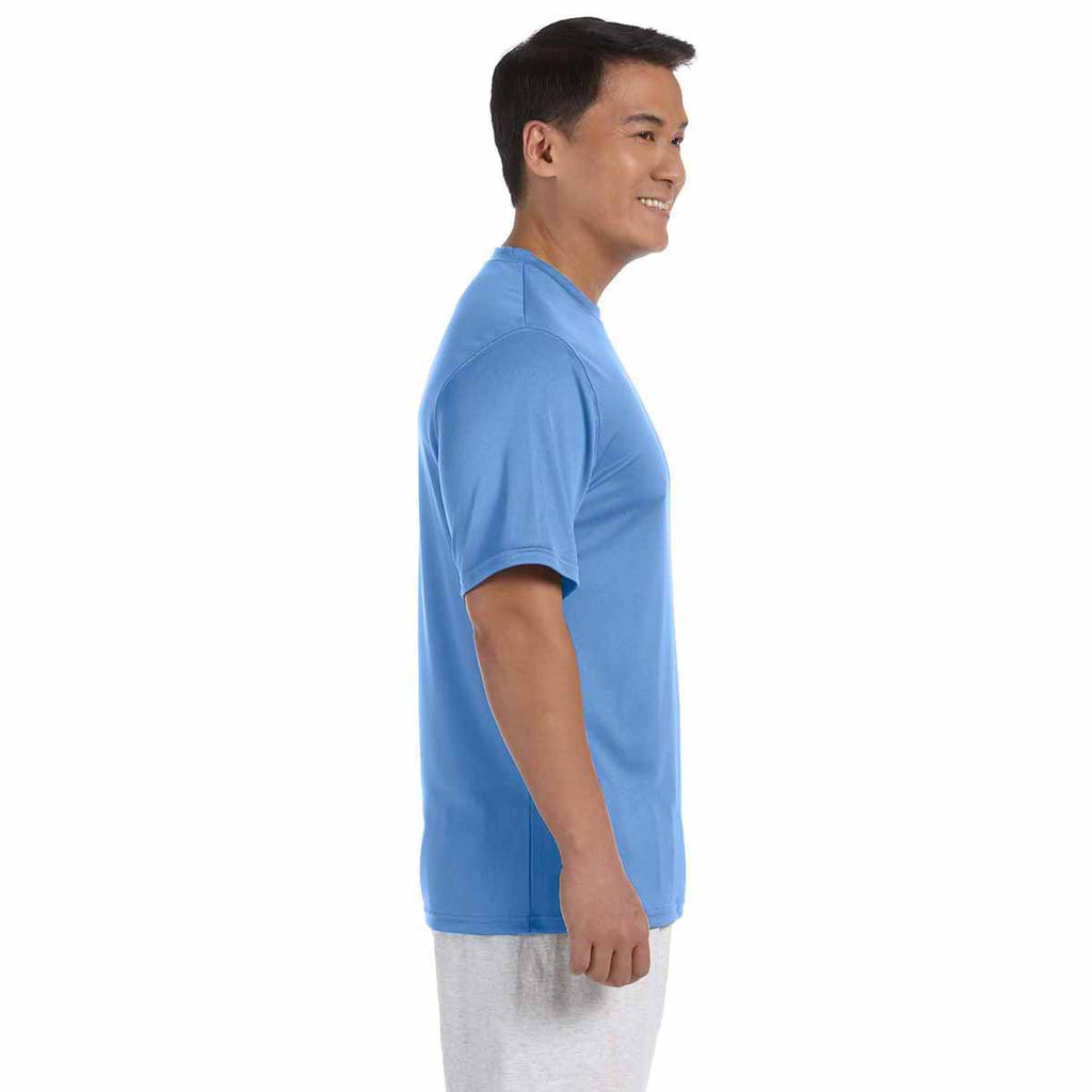 Champion Men's Light Blue Double Dry 4.1-Ounce Interlock T-Shirt