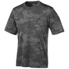 Champion Men's Stone Grey Camo Double Dry 4.1-Ounce Interlock T-Shirt