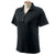 Devon & Jones Women's Black Pima Pique Short-Sleeve Y-Collar Polo