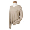 Devon & Jones Women's Stone V-Neck Sweater