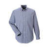 Devon & Jones Men's Navy Crown Collection Gingham Check