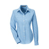 Devon & Jones Women's French Blue Crown Collection Gingham Check