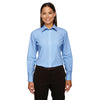 Devon & Jones Women's French Blue Crown Collection Banker Stripe