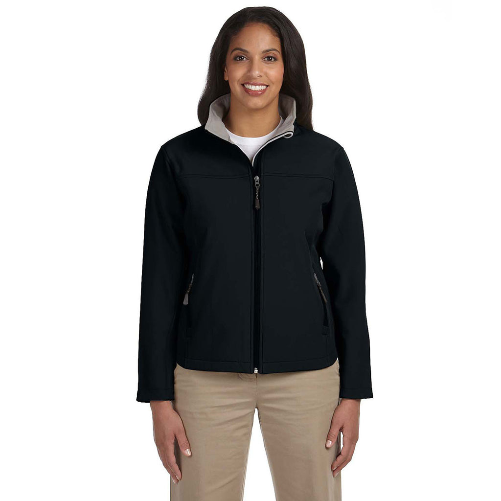 Devon & Jones Women's Black Soft Shell Jacket