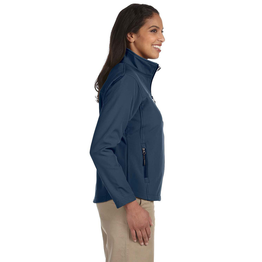 Devon & Jones Women's Navy Soft Shell Jacket