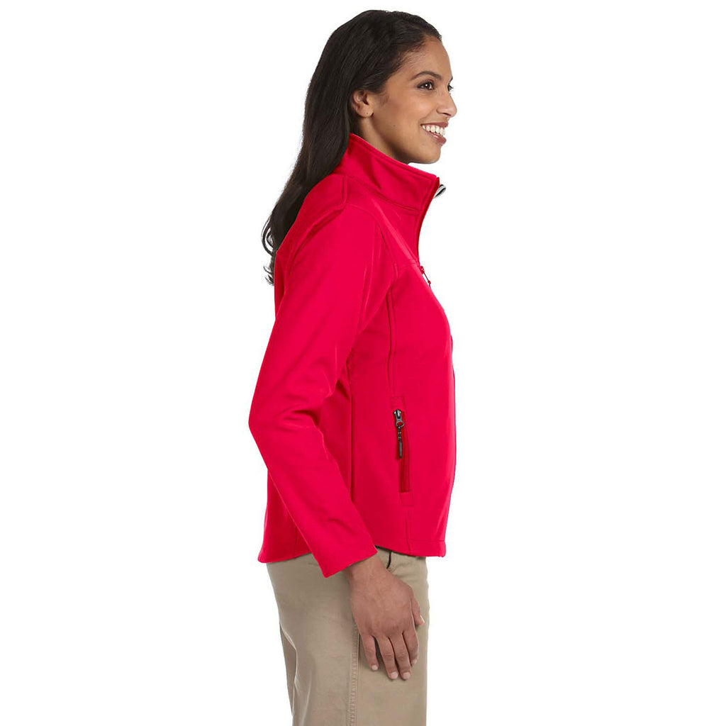 Devon & Jones Women's Red Soft Shell Jacket