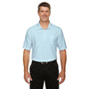 Devon & Jones Men's Crystal Blue Drytec 20 Performance Pocket Polo