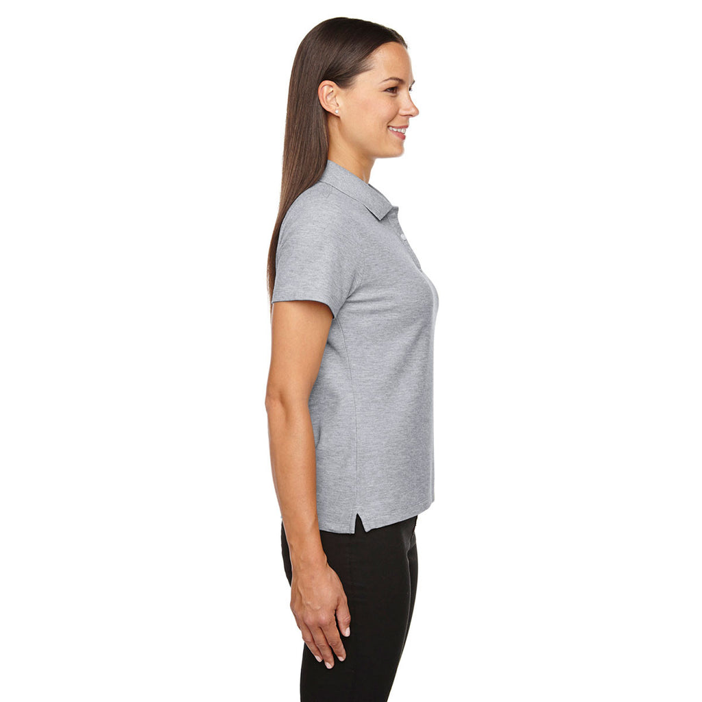 Devon & Jones Women's Grey Heather Drytec 20 Performance Polo