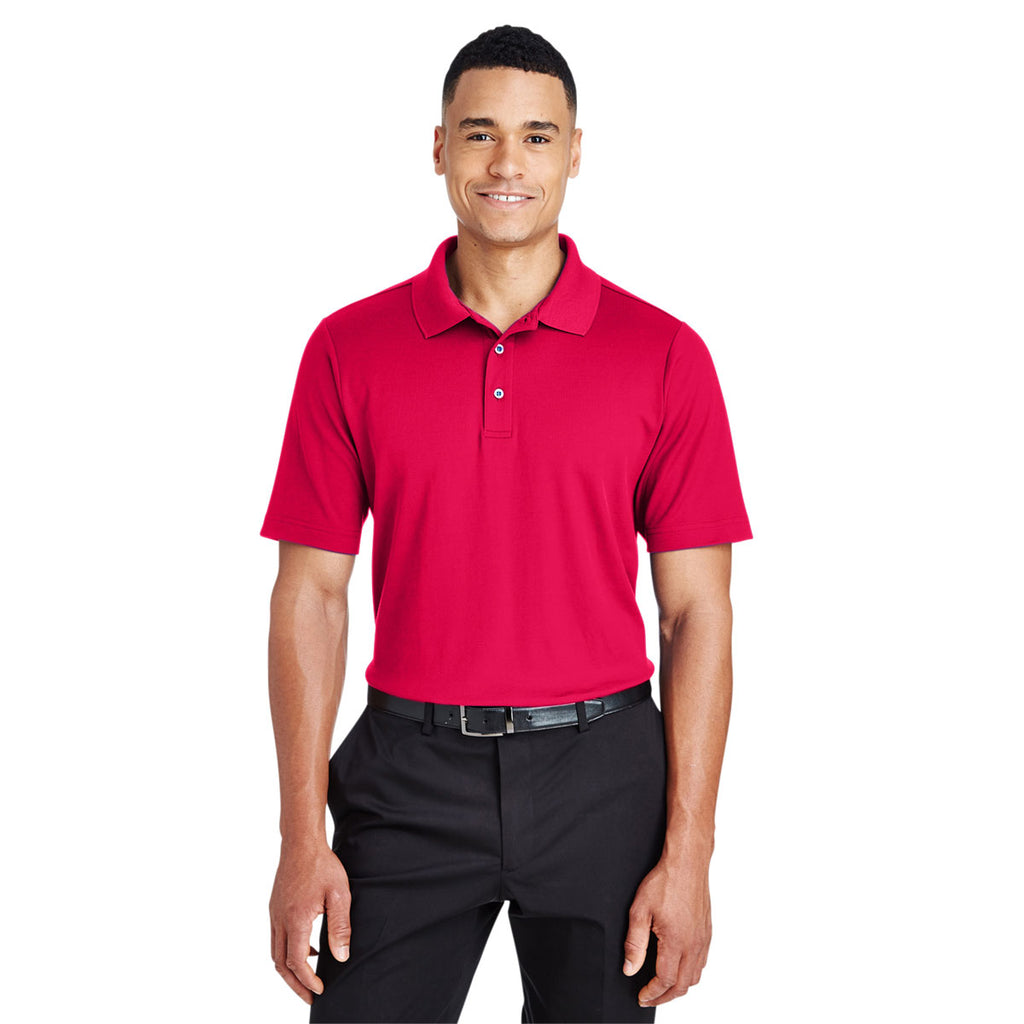 Devon & Jones Men's Red CrownLux Performance Polo