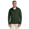 Devon & Jones Men's Forest Heather Stretch Tech-Shell Compass Full-Zip