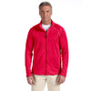 Devon & Jones Men's Red Stretch Tech-Shell Compass Full-Zip