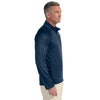 Devon & Jones Men's Navy Stretch Tech-Shell Compass Quarter-Zip