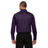 Devon & Jones Men's Deep Purple Crown Collection Solid Stretch Twill