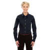 Devon & Jones Women's Navy Crown Collection Solid Stretch Twill