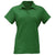 BAW Women's Dark Green Solid Spandex Polo