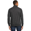 District Men's Heathered Black Lightweight Fleece Quarter-Zip