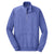 District Men's Heathered Deep Royal Lightweight Fleece Quarter-Zip