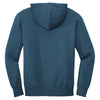 District Men's Heathered Poseidon Blue Perfect Weight Fleece Full-Zip Hoodie