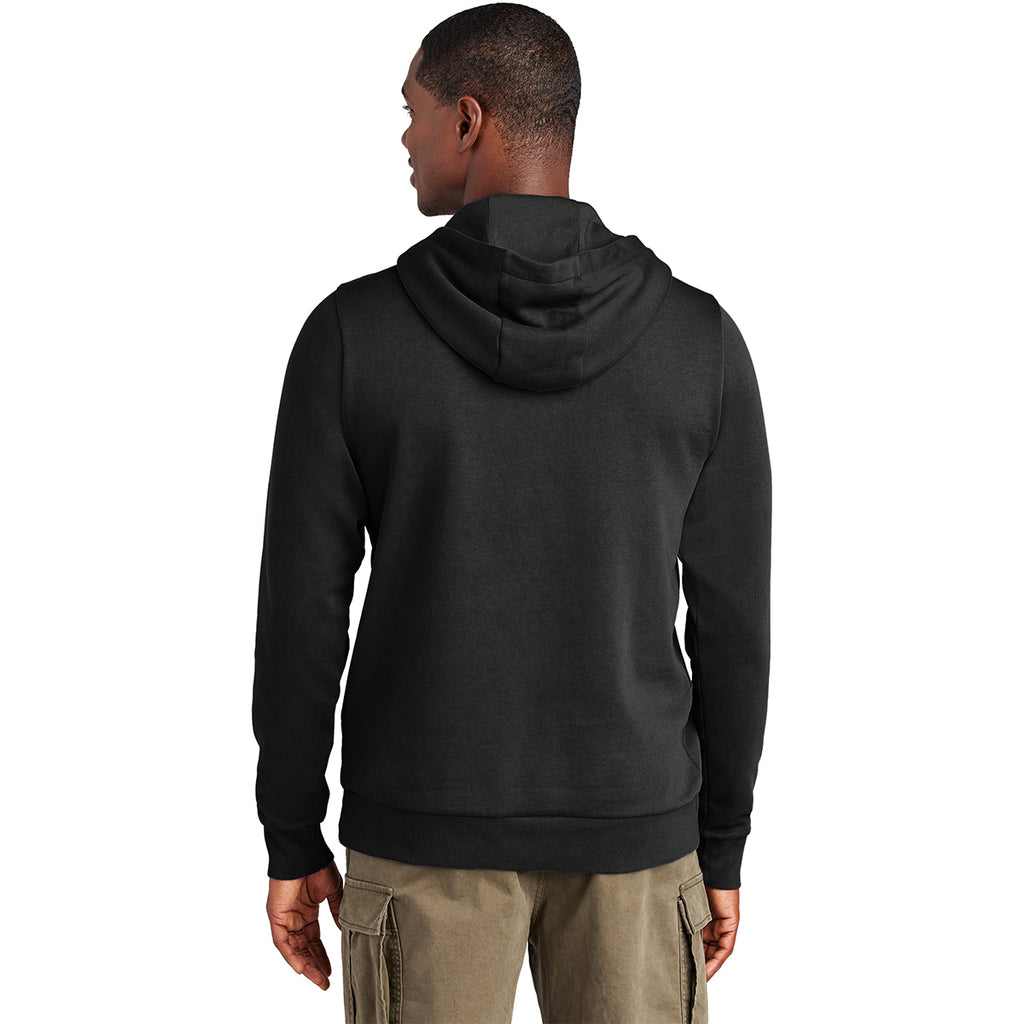 District Men's Black Wash Fleece Hoodie