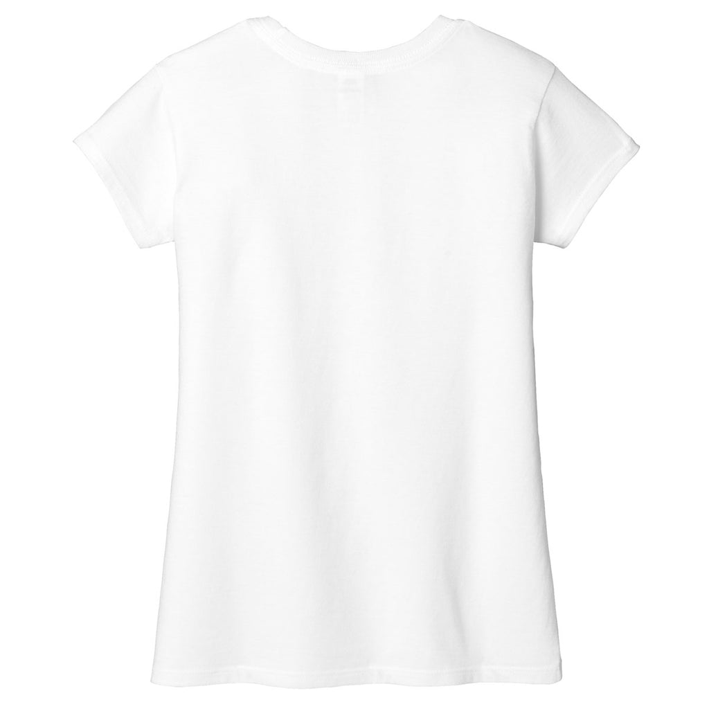 District Girl's White Very Important Tee