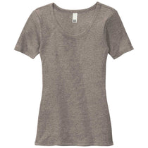 District Women's Grey Frost V.I.T. Rib Scoop Neck Tee